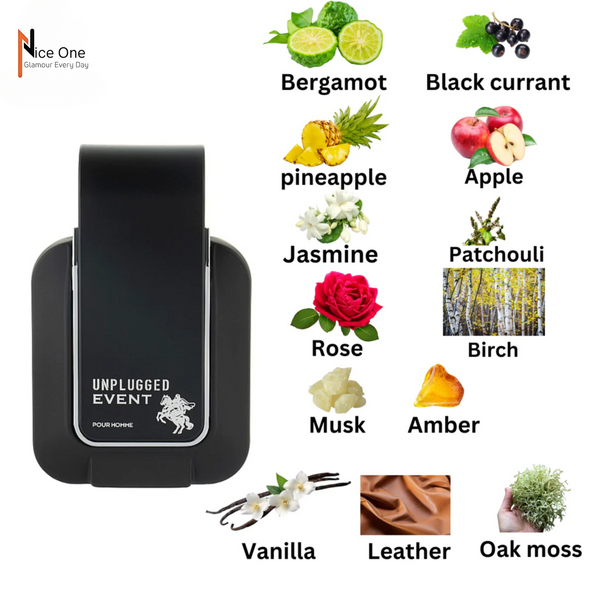 Unplugged Event Eau De Perfume For Man (80ml) Made in UAE,Brand Emper
