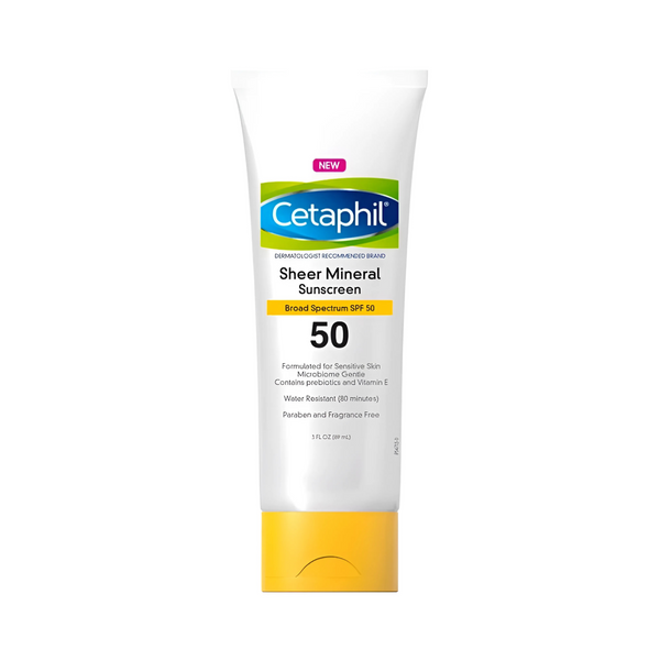 Cetaphil Sheer Mineral Sunscreen SPF50 89ml