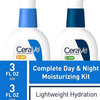 Cerave Facial Moisturizing lotion 3 Fl Oz (Pack of 2) Am / Pm Bundle
