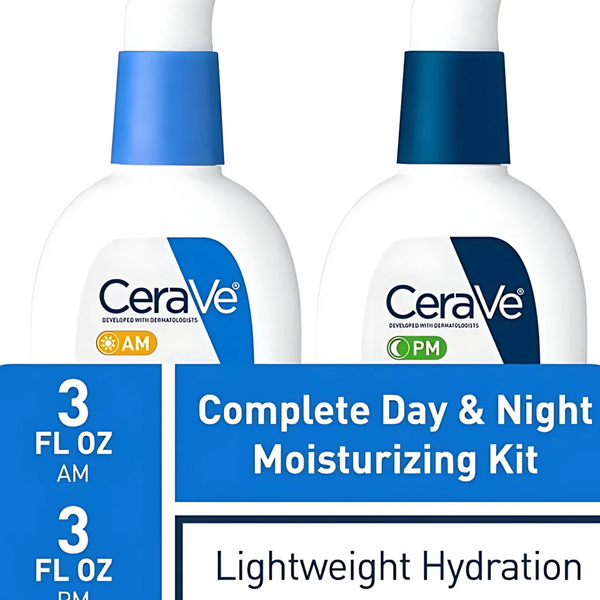 Cerave Facial Moisturizing lotion 3 Fl Oz (Pack of 2) Am / Pm Bundle