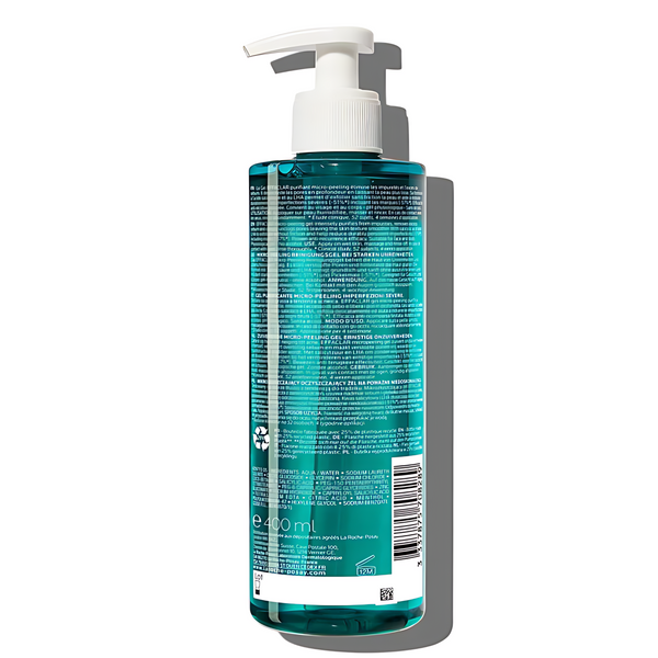 La Roche Posay EFFACLAR Micro Peeling Purifying Gel cleanser (pump)