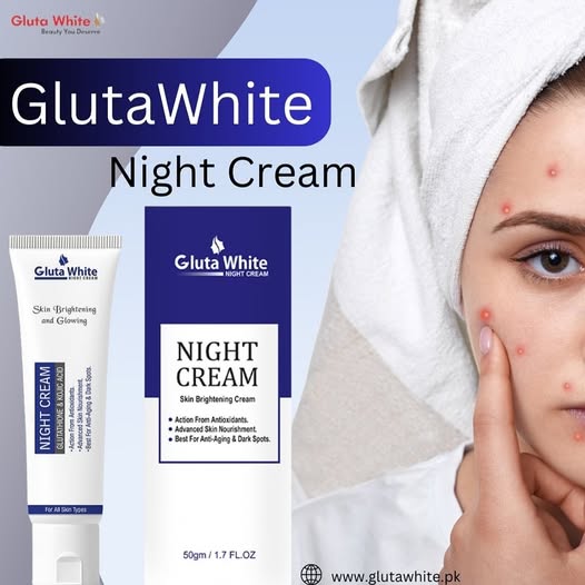 Gluta White Night Cream Radiant Skin 55% Off 10.10 Sale Offer