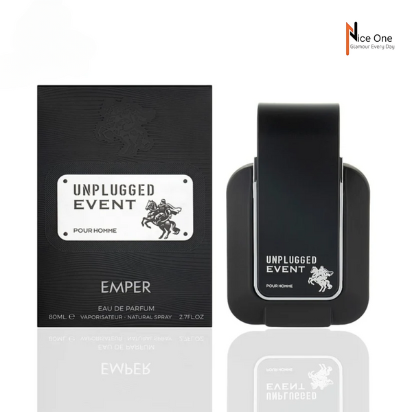 Unplugged Event Eau De Perfume For Man (80ml) Made in UAE,Brand Emper