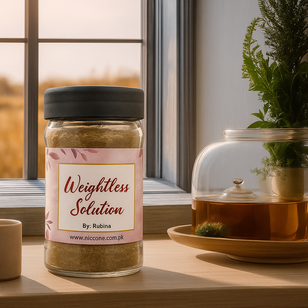🌿 Weightless Solution 🔥 Herbal Weight Loss Powder | 1 Month Plan 🕒