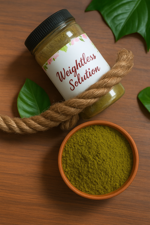 🌿 Weightless Solution 🔥 Herbal Weight Loss Powder | 1 Month Plan 🕒