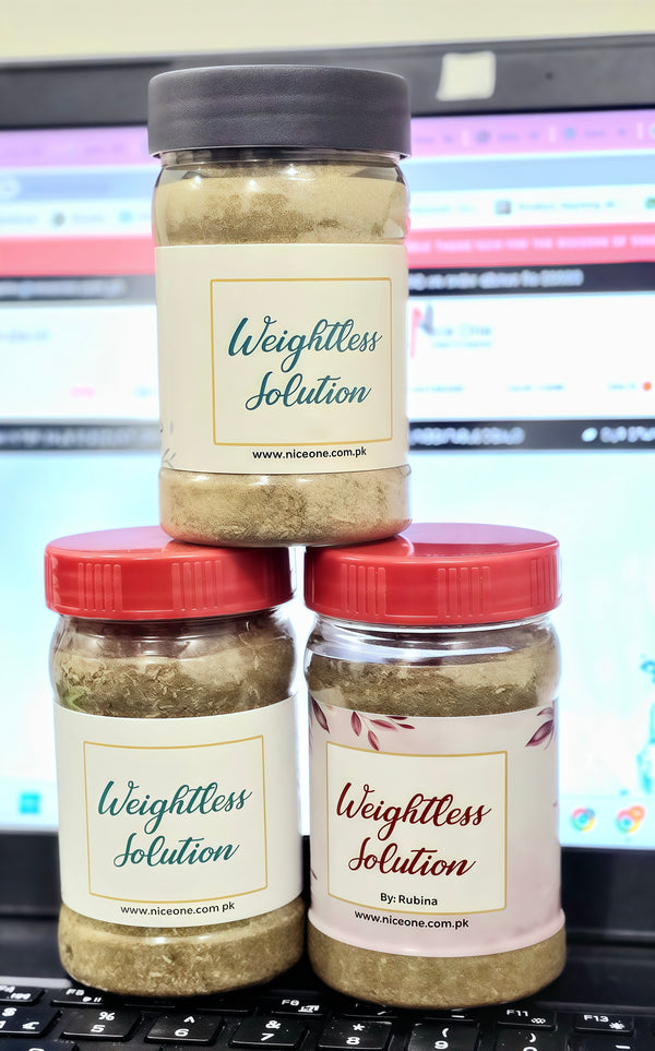 🌿 Weightless Solution Herbal Weight Loss Powder | 1 Month Plan 🕒🔥 (buy one get one free))