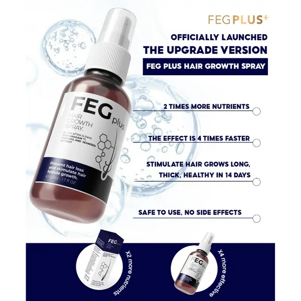 FEG Plus Hair Growth Spray( Buy One Get One Free ) (Copy)